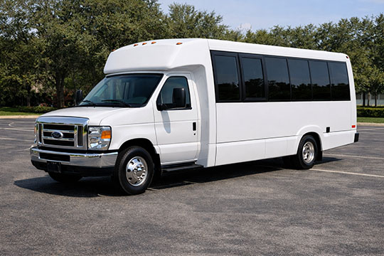 18-passenger minibus available for charter in Keokuk, IA